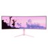 AROZZI Monitor Nova 49 Curved / 49", 5120 x 1440, VA, 165 Hz, 4 ms, HDMI, DisplayPort, roza